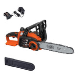 Motosierra Eléctrica Black+decker Inalámbrica, Naranja