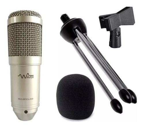Microfone Bm800usb Original Melhor Que Bm800 1 Ano Garantia
