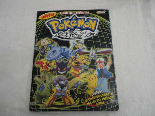 Álbum De Figuritas Pokémon Master Quest-completo-r