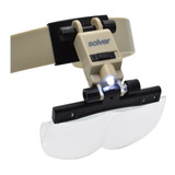 Lupa De Cabeça Com Led Solver Slc-1010