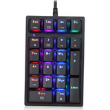 Teclado Mecánico Numérico Motospeed K24 De 21 Teclas Con Cab