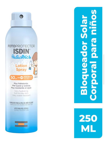 Isdin Fotoprotector Loción Spray Pediatrics Spf 50+, 250 Ml