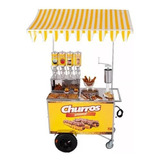 Carrinho De Churros Gourmet Masseira Fuso E 4 Doceiras - R2