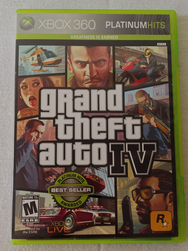 Grand Theft Auto Iv Gta Xbox 360 Original Usado