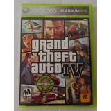 Grand Theft Auto Iv Gta Xbox 360 Original Usado