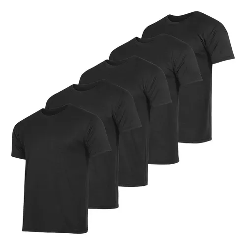 Pack X 5 Remeras Algodon  Premium Lisas Varios Colores | Envío gratis