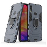 Funda Ring Armor Policarbonato Para  Xiaomi Redmi Note 7