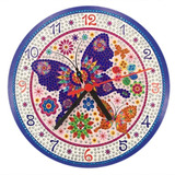 Kits De Pintura De Diamantes De Reloj De Mariposa Púrpura, D
