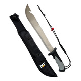 Machete Caterpillar Cat En Acero Con Funda 21 Pulgadas