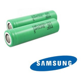 Samsung 18650 25r 2500mah 20a Pack 2 Unidades Mas Caja Pila