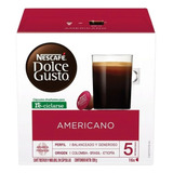 Pack X 16 Cápsulas Nescafé Dolce Gusto Americano 128 G