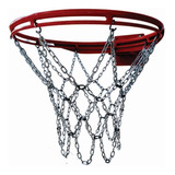 Aro Basquet Profesional Rebatible Macizo  Con Red Metálica 