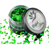 Confeti O Glitter Para Uña Green Star Magickur