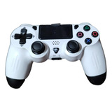 Bt Wireless Game Controller, Gamepad Para Ps 4 E Pc Cor Branco