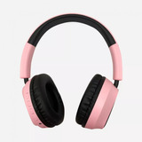 Auriculares Inalambricos Bluetooth Vincha Recargable Uid-25 Color Rosa