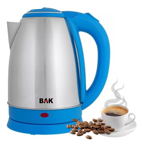 Chaleira Jarra Elétrica Inox 1.8l 110v 1100w Café Azul