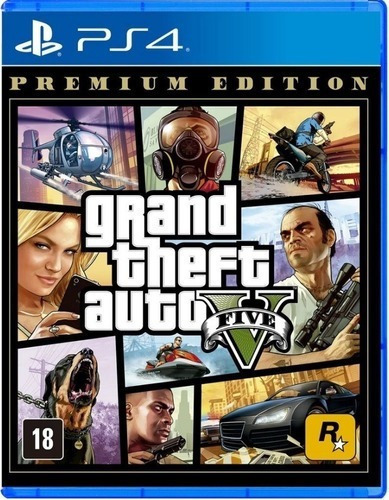 Gta 5 Premium Edition Ps4 Mídia Física Lacrado Envio Rapido