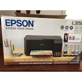 Impressora Epson L3150 Pouco Usada Na Caixa Com Cartuchos