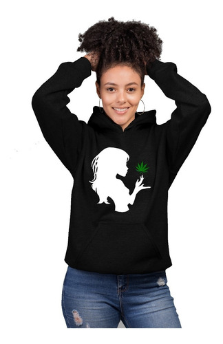 Sudadera/chamarra Dama Reggae/marihuana En Promocion 