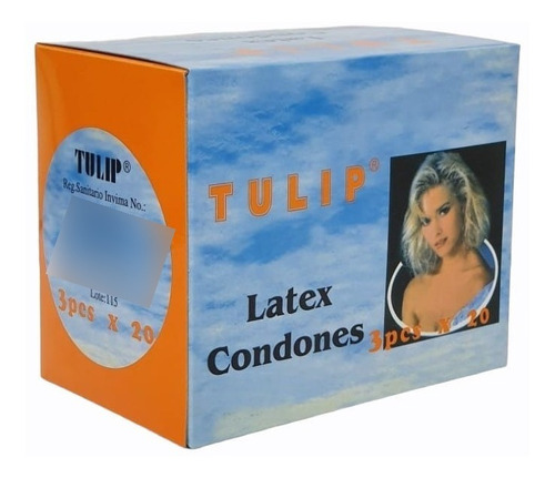 Condones Preservativos Económicos Tulip X60