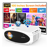 Proyector Wifi Nativo 1080p Bluetooth - Xoppox Hd Proyector