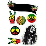 Topo De Bolo Topper Decoração Bob Marley Personalizado