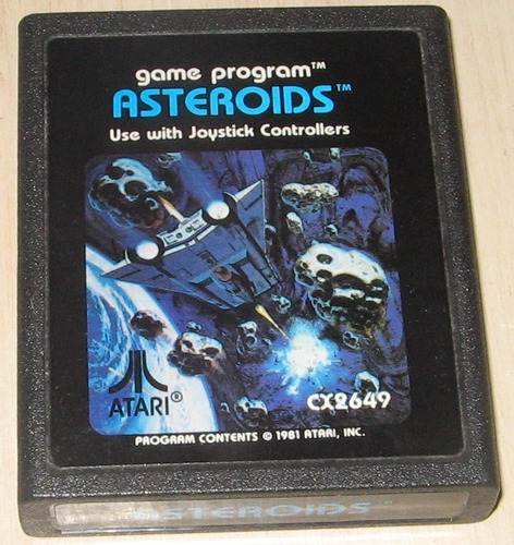 Cartucho Atari 2600 Asteroids Original 1981