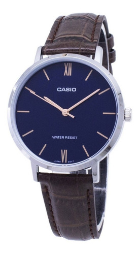 Reloj Mujer Casio Ltp-vt01l Cuero Slim Fino Impacto Online