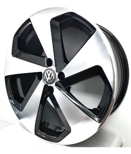 Rodas Volkwagen Gol Voyage Saveiro Aro 15 4x100 (jogo)+bicos Cor Diamantado Preto