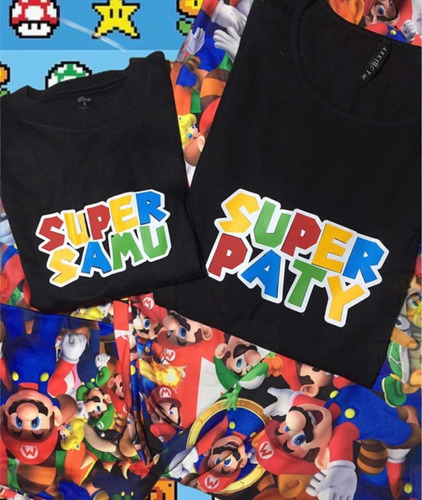 Pijama De Mario Bross Para Pareja