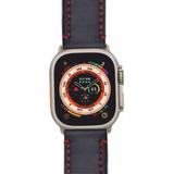 Correa Para Apple Watch Ultra Piel Genuina  44-45-49 Mm