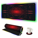 Mousepad Gaming Rgb Aimsa 35.4 X 15.8 Pulgadas Con 14 Modos 