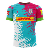 Camiseta De Rugby Picton Harlequins Away Elastizada Stretch