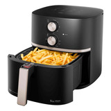 Fritadeira Elétrica Sem Óleo Air Fryer 5.2l 1500w Wap Grand Family 2 Em 1 Duplo Revestimento Antiaderente Graystone, Cesto E Grelha Removíveis, Alça Removível, Fácil Limpeza, Cuba 5,2 Litros 220v