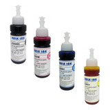 Combo Tinta Policart Para Epson L380 L395 L355 L220 X 4u Impresiones De Excelente Calidad Y Bajo Costo Con Pico Vertedor