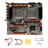 Placa Base De Doble Cpu X79+cable+cable De Conmutador+deflec