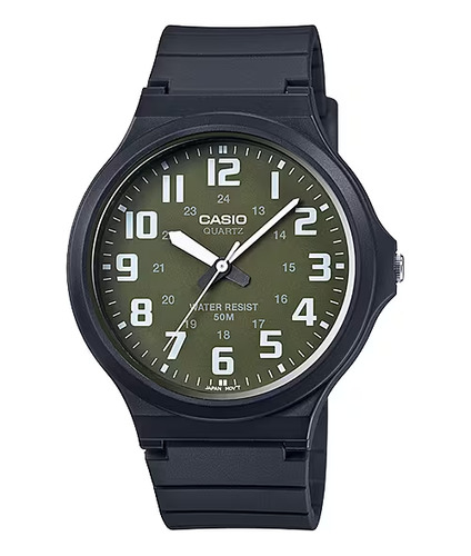 Relógio Casio Analógico Verde Militar Mw-240-3bvdf
