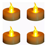 20 Velas Led Calidas 3,5cm Alto C/pilas +20 Pilas Repuesto