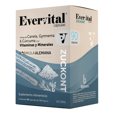 Evervital Zuckont Suplemento Alimenticio 90 Cápsulas Na | Meses sin interés