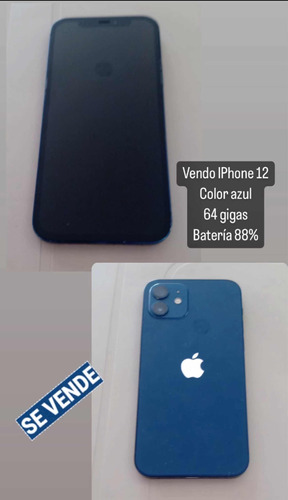 iPhone 12 64gb Color Azul