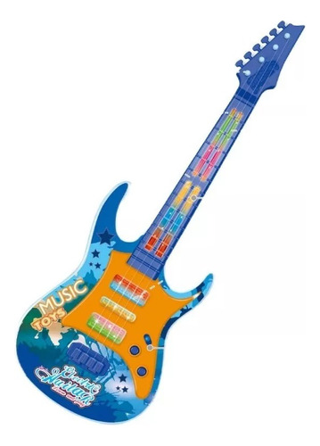 Guitarra Electrónica Musical Multifunción Para Niños