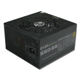 Fonte De Alimentação Atx Gamer Evga 550w Modular 80+ Gold