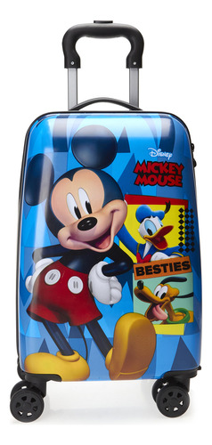 Mala De Viagem Mickey Azul Infantil Escolar Xeryus