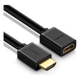 Ugreen Cable De Extensión Hdmi 3m Color Negro