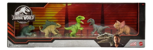 Jurassic World Micro Collection 5 Dinosaurios Mattel