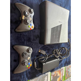 Xbox 360 Slim + 2 Controles + Kinect + 18 Juegos Originales