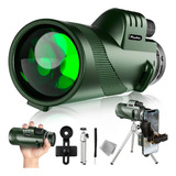 Telescopio Monocular 40x60 Alimentado Para Adultos Con Sopor