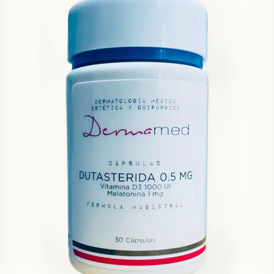 Dutasterida 0.5 Mg 30 Cápsulas Marca Dermico Salud Capilar Anticaída | Envío gratis