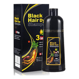 3 In 1 Black Hair Dye Shampoo, 100% Grey Coverage