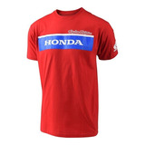 Remera Original Troy Lee Designs Honda Wing Block Marelli